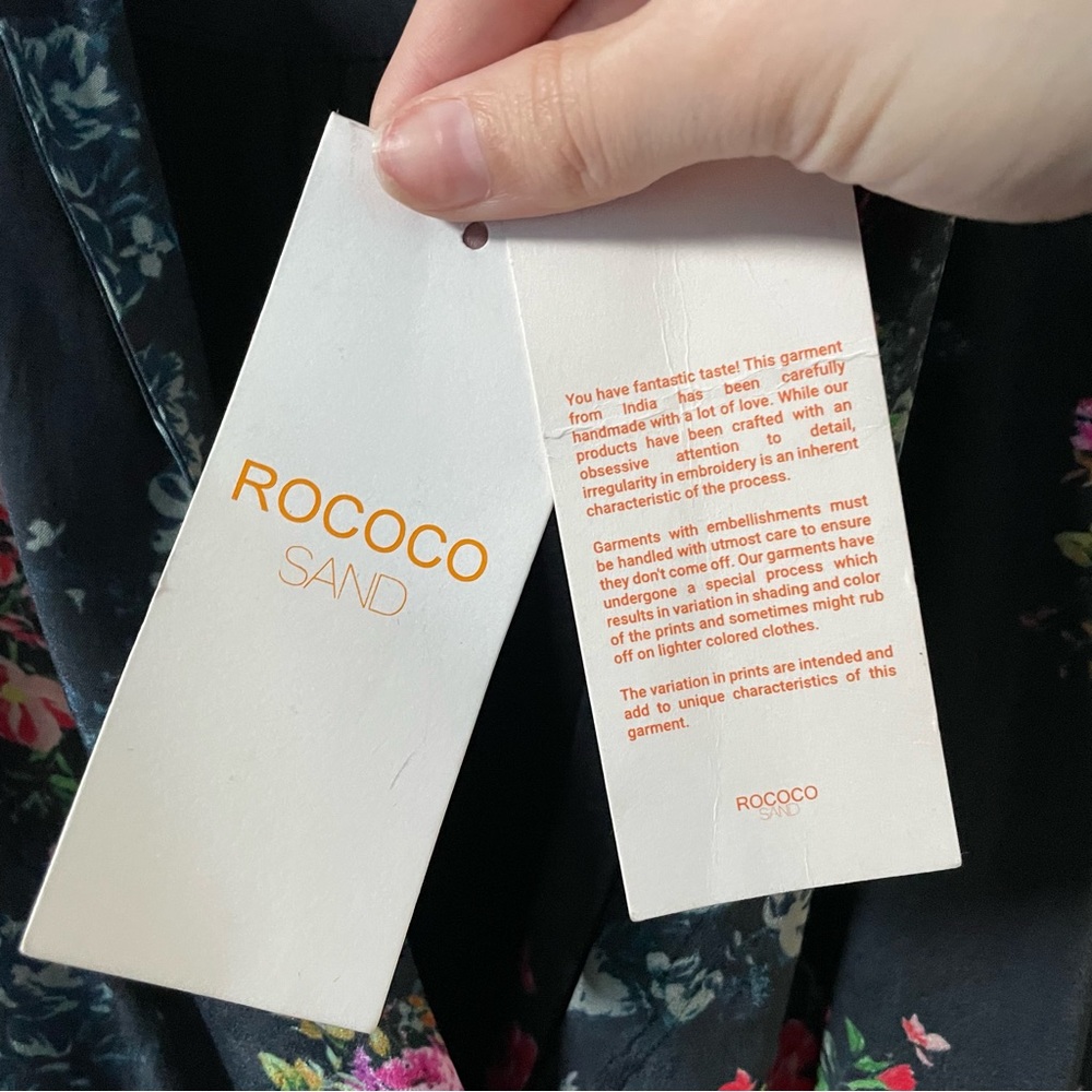 NWT Rococo Sand Floral Wrap Dress - Picture 12 of 13